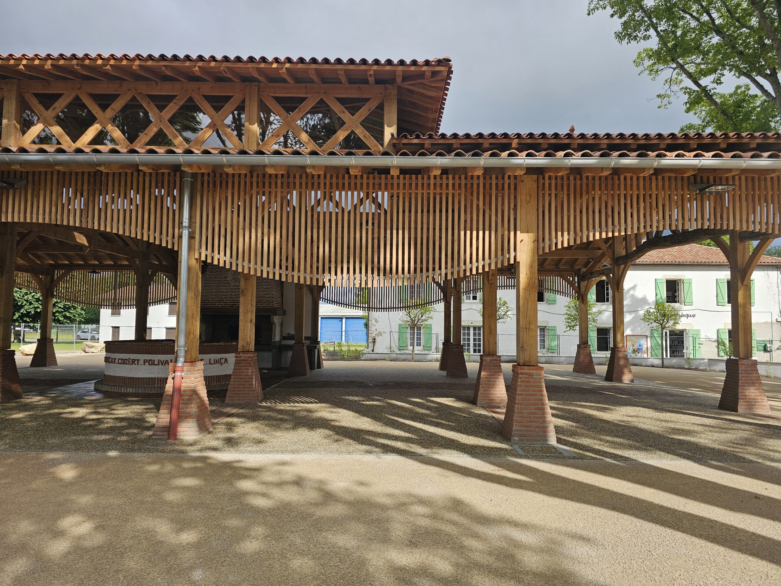 Halle de Plein vent_Détail des Claustras / Halle de Linxe_Lala Architectes Week