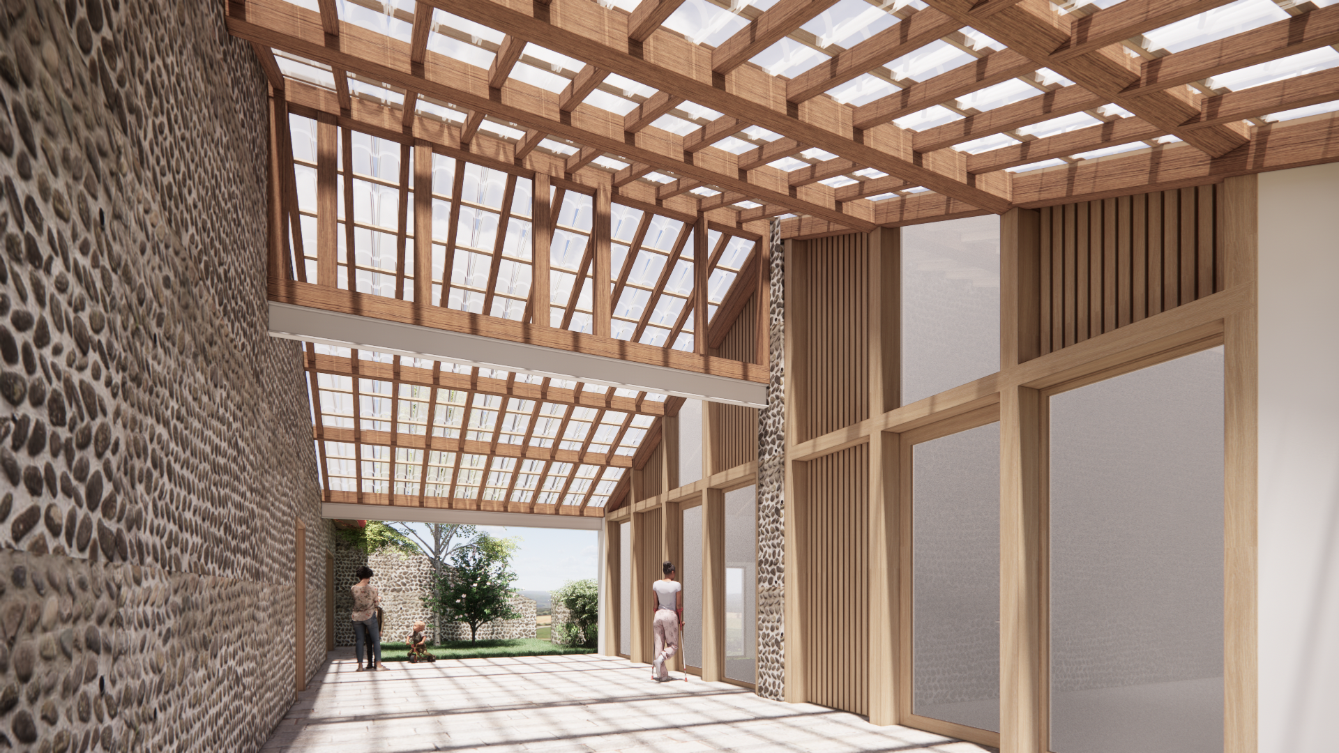 Halle / Bixente Elissalde - Atelier Lajus Pueyo & Bixente Elissalde - Réhabilitation de la maison Lefitte, Pey, 2025