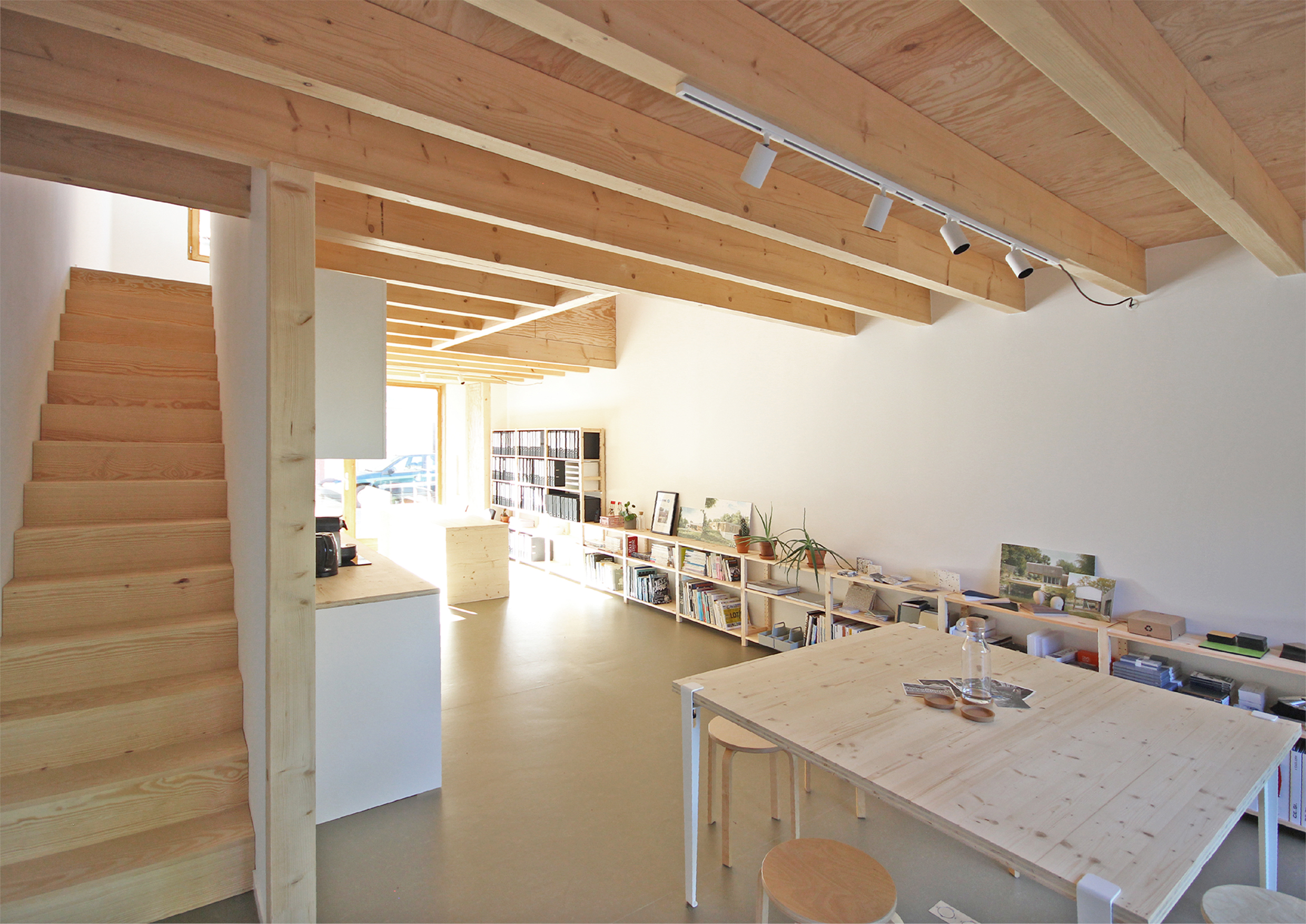 Atelier d'architecture rural - rez de chaussée / Mickaël Hébert, AAH, Montagne, 2023