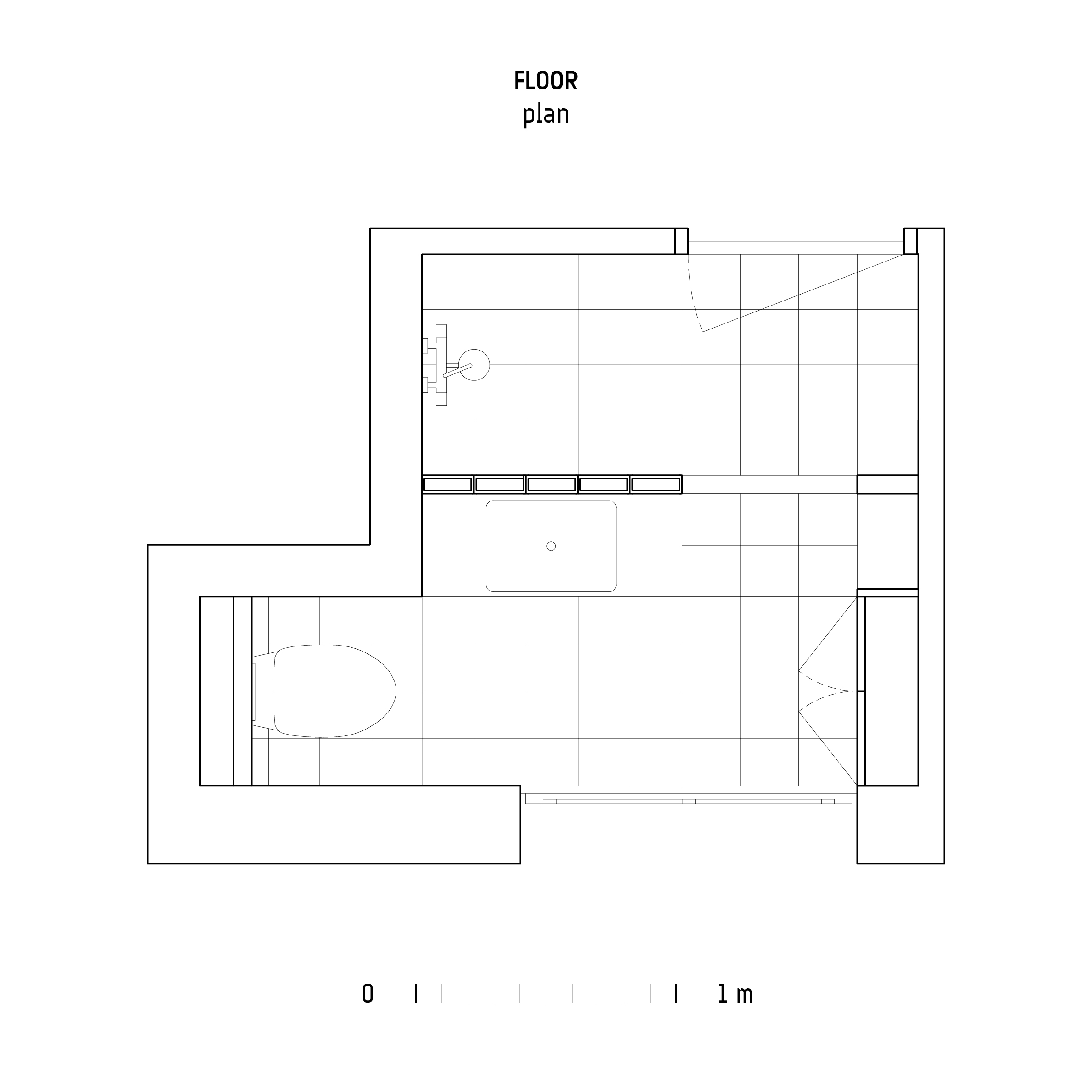 Plan / Martin Gaufryau - SAU012 - Salle de bain, Villenave d’Ornon, 2025