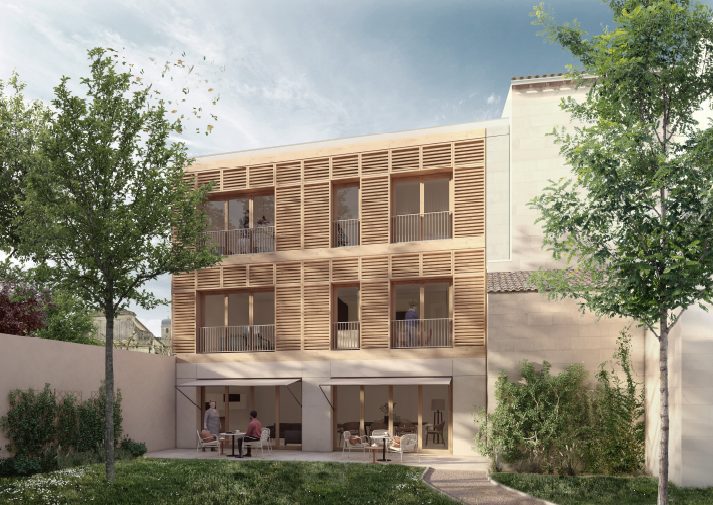 Extension arrière sur jardin de ville / @Habitats des possibles