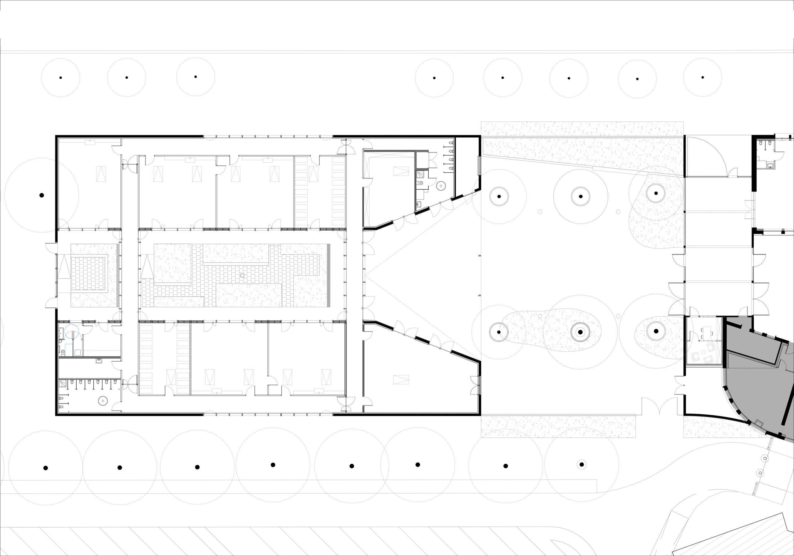Plan projet / ATELIER MAB - Benjamin Bocquet - Ecole Paul Bert Sainte Foy La Grande