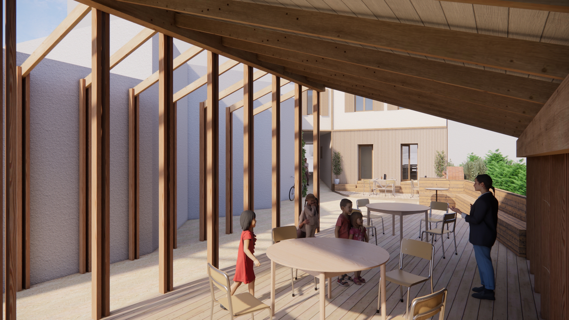 Halle transversale - pour les ateliers de réparation, transformation / CAA