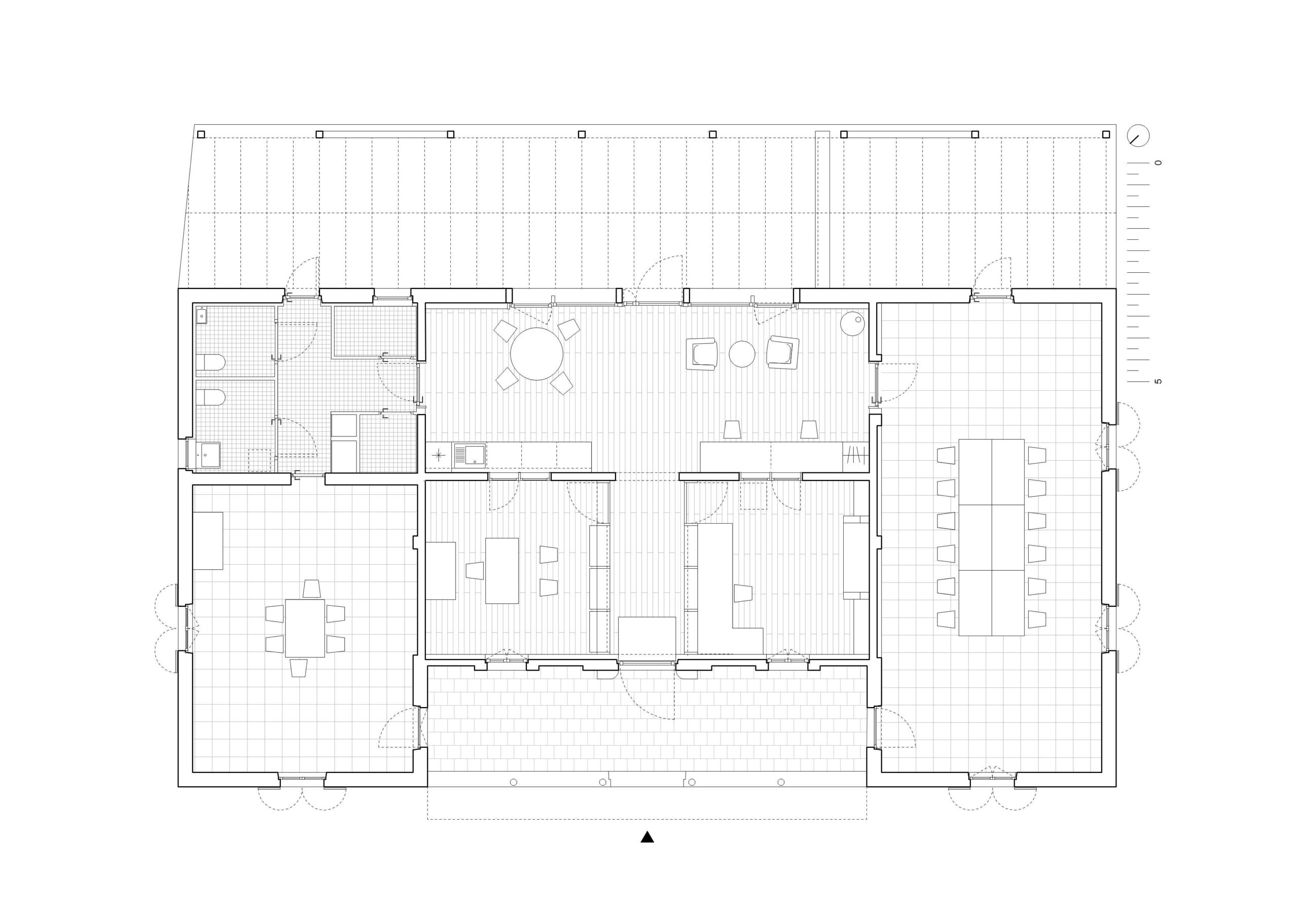 Plan d'aménagement de la mairie / Arthur Perbet architecture