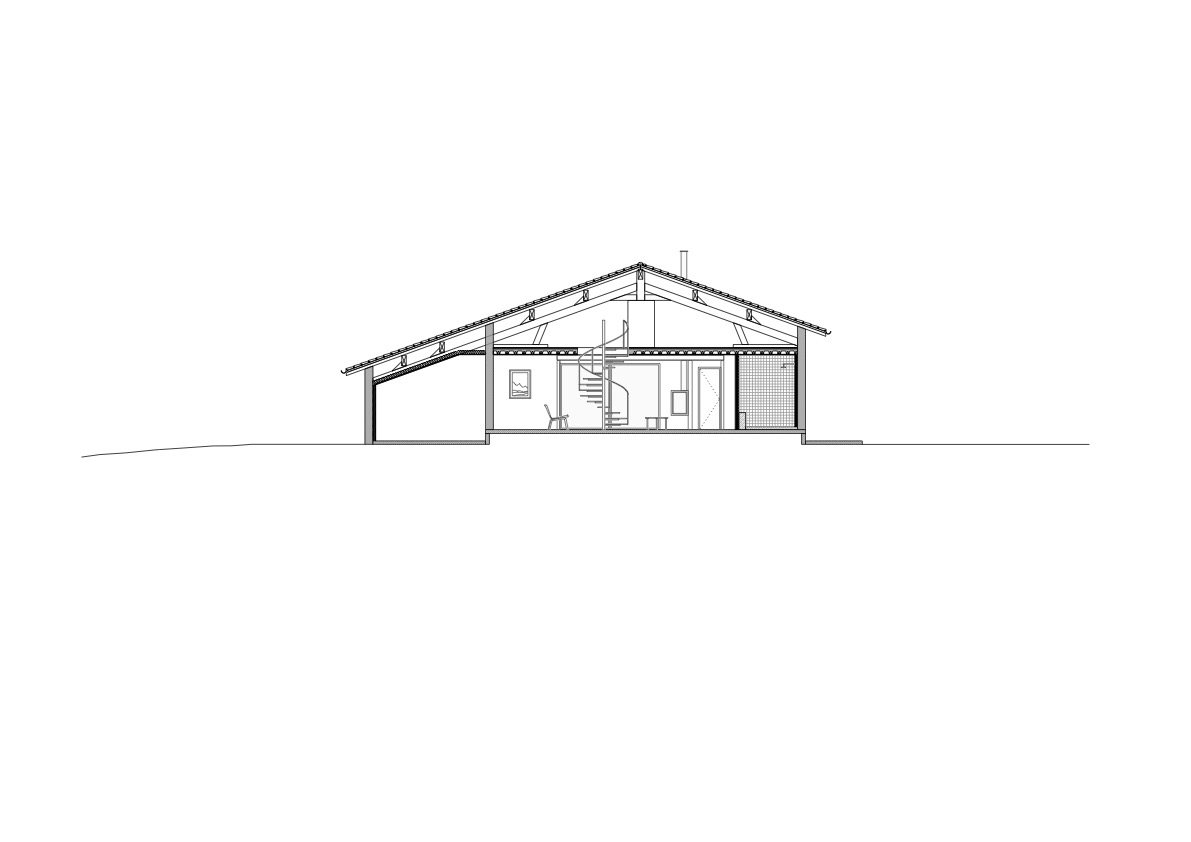 Coupe projet / louis arena architecture - Hurmalaga, Arbonne, 2025