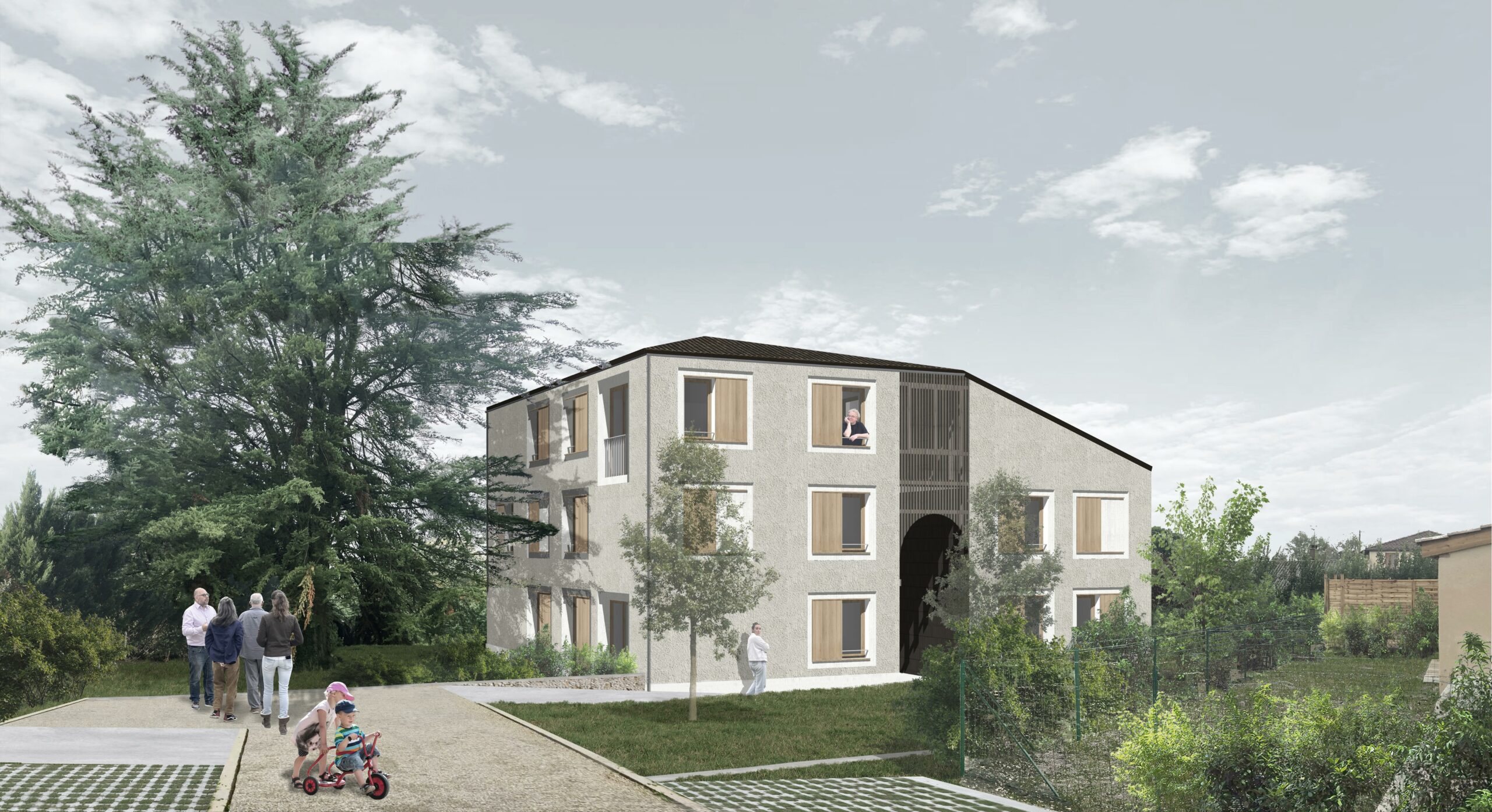 VUE 2 / ATELIER PROVISOIRE