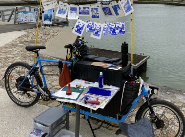 Montage 1 - atelier itinérant en bord d'eau / Josserand - Josserand - Linodysée, Charente-Maritime, 14 juin 2025