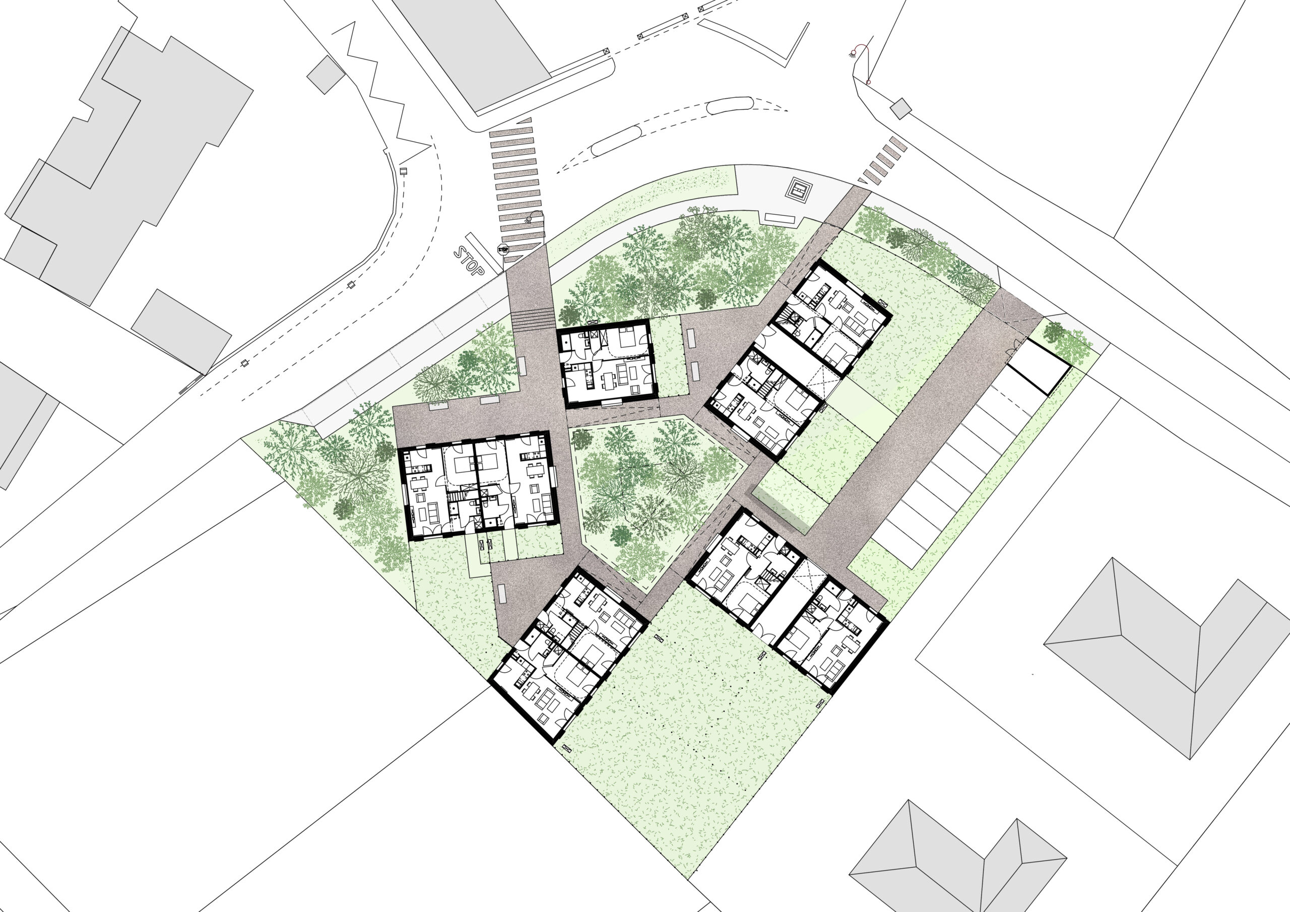 Plan de niveau / B+L architectes