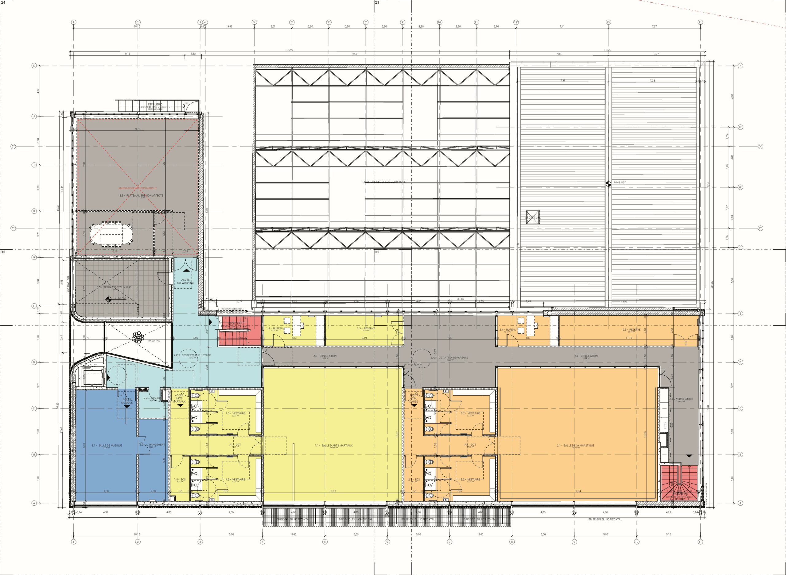 PLAN R+1 / ATELIER GODET RABECQ - Reconversion de la Friche Teton, Saint-Cyprien