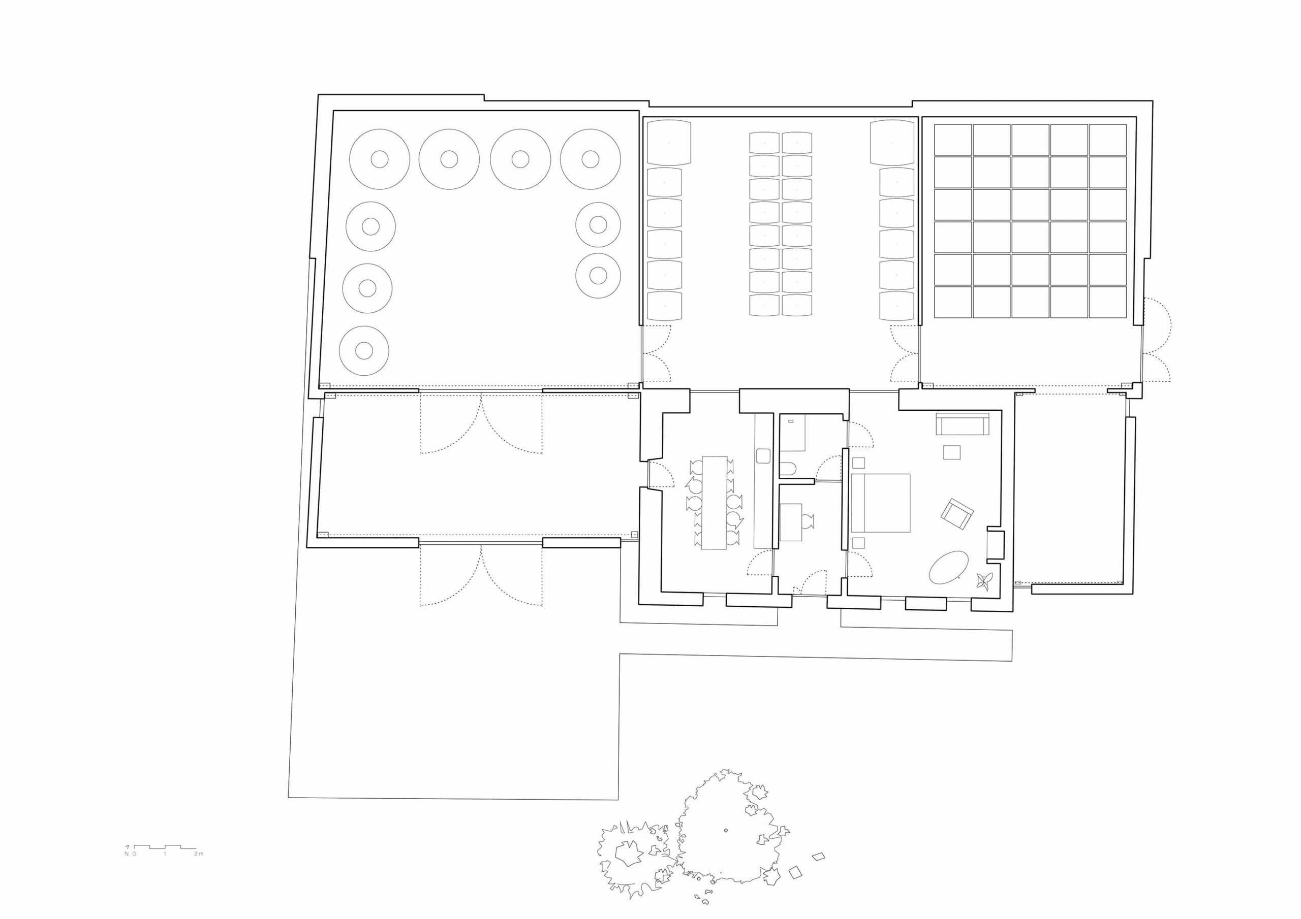 PLAN RDC / BRACHARD DE TOURDONNET - Château Edmus, Vignonet - Saint Emilion, 2021