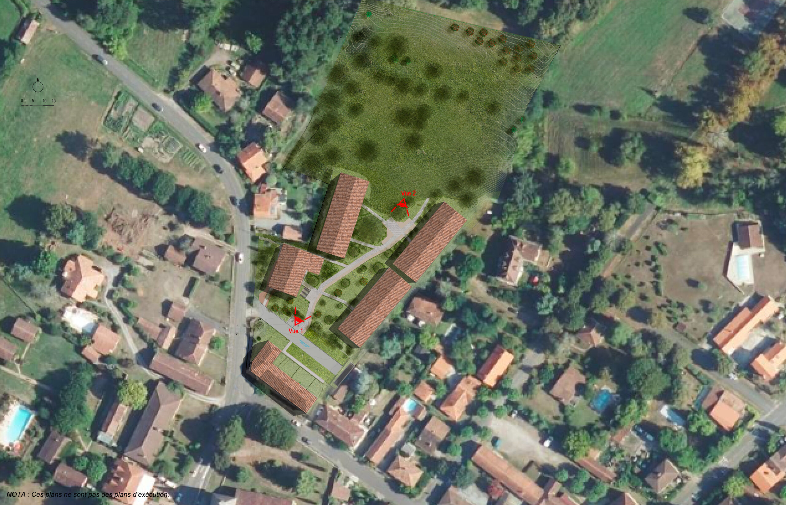 Plan de masse / Atelier Rouge Grenade