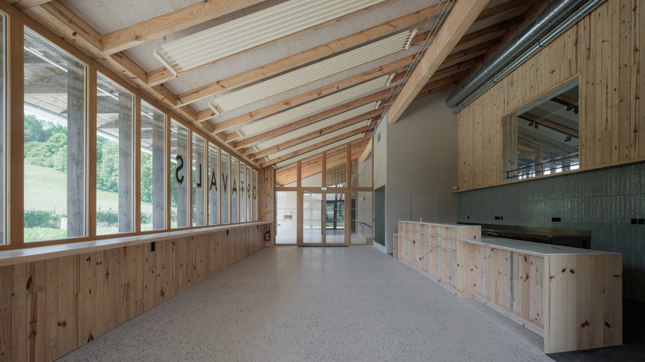 Restaurant / Salem Mostefaoui - V2S Architectes - La Maison du Paysage, Ostabal-Asme, 2025