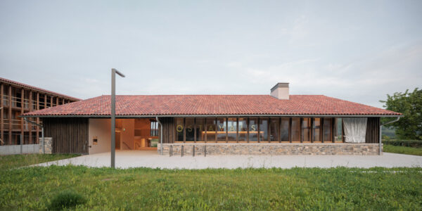 Vue générale / Salem Mostefaoui - V2S Architectes - La Maison du Paysage, Ostabal-Asme, 2025