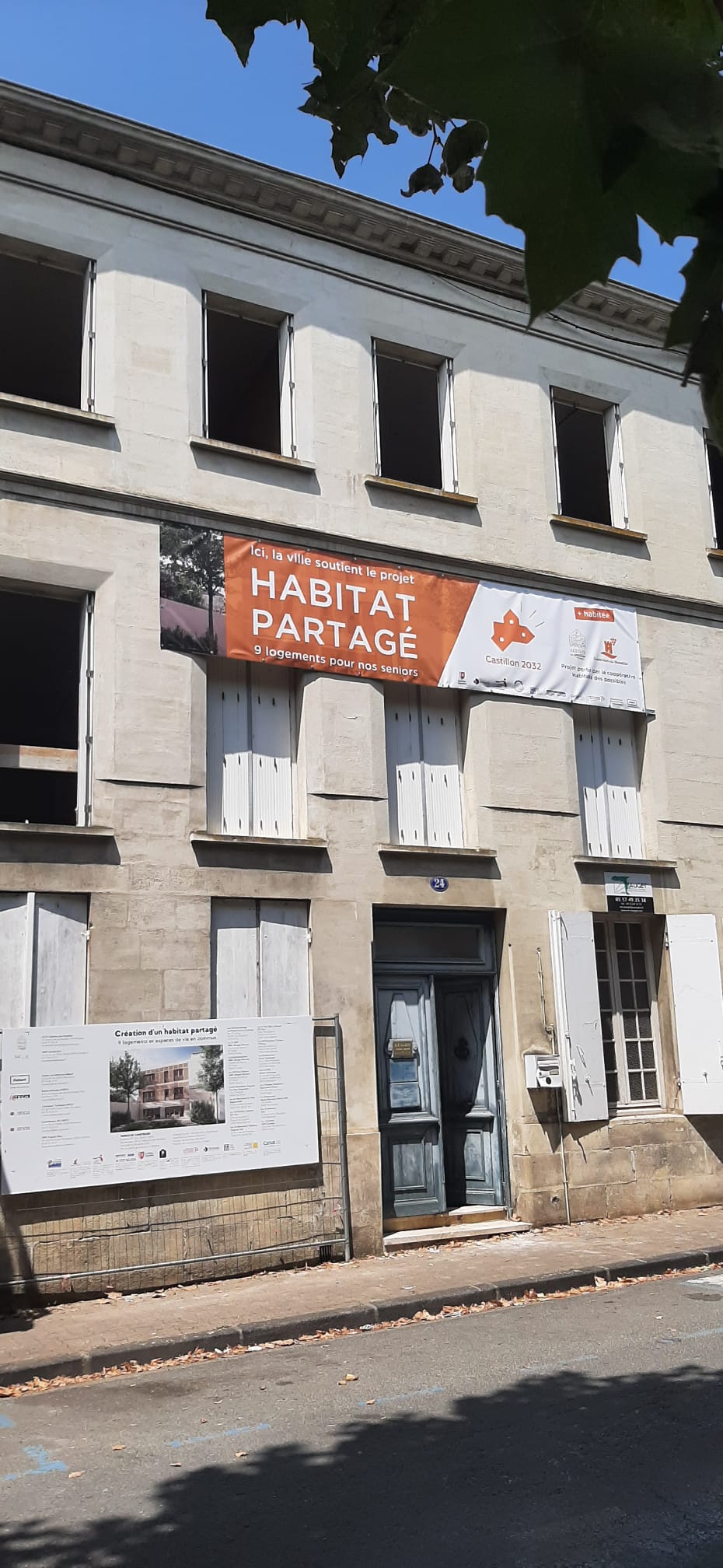 La façade rue avant travaux / @Habitats des possibles