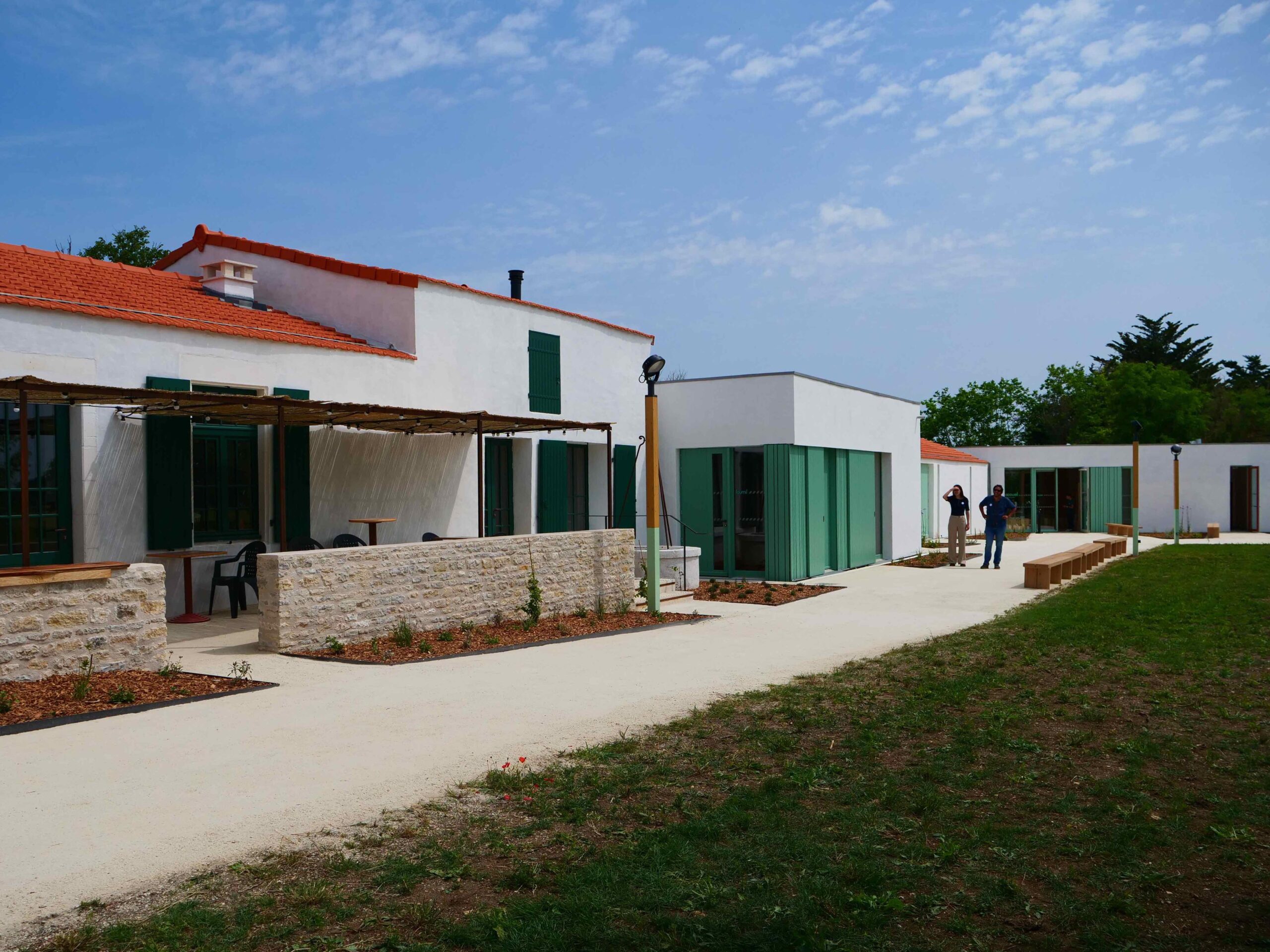 restaurant, atelier et accueil / b.ip architectes- moulin de la Brée- 2023