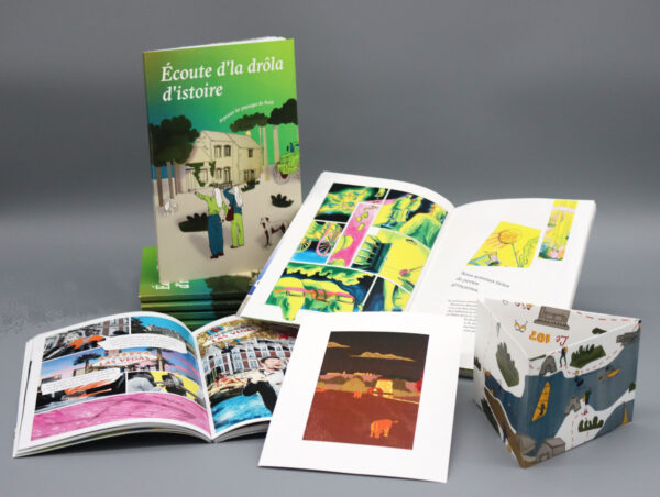 Revue Arpentage n°6 _ réalisée à Noth en 2025 / Liam Weston _ Pôle supérieur de Design de la Nouvelle-Aquitaine _ Cité scolaire Raymond Loewy_ Revue Arpentage n°6, La Souterraine, 2025