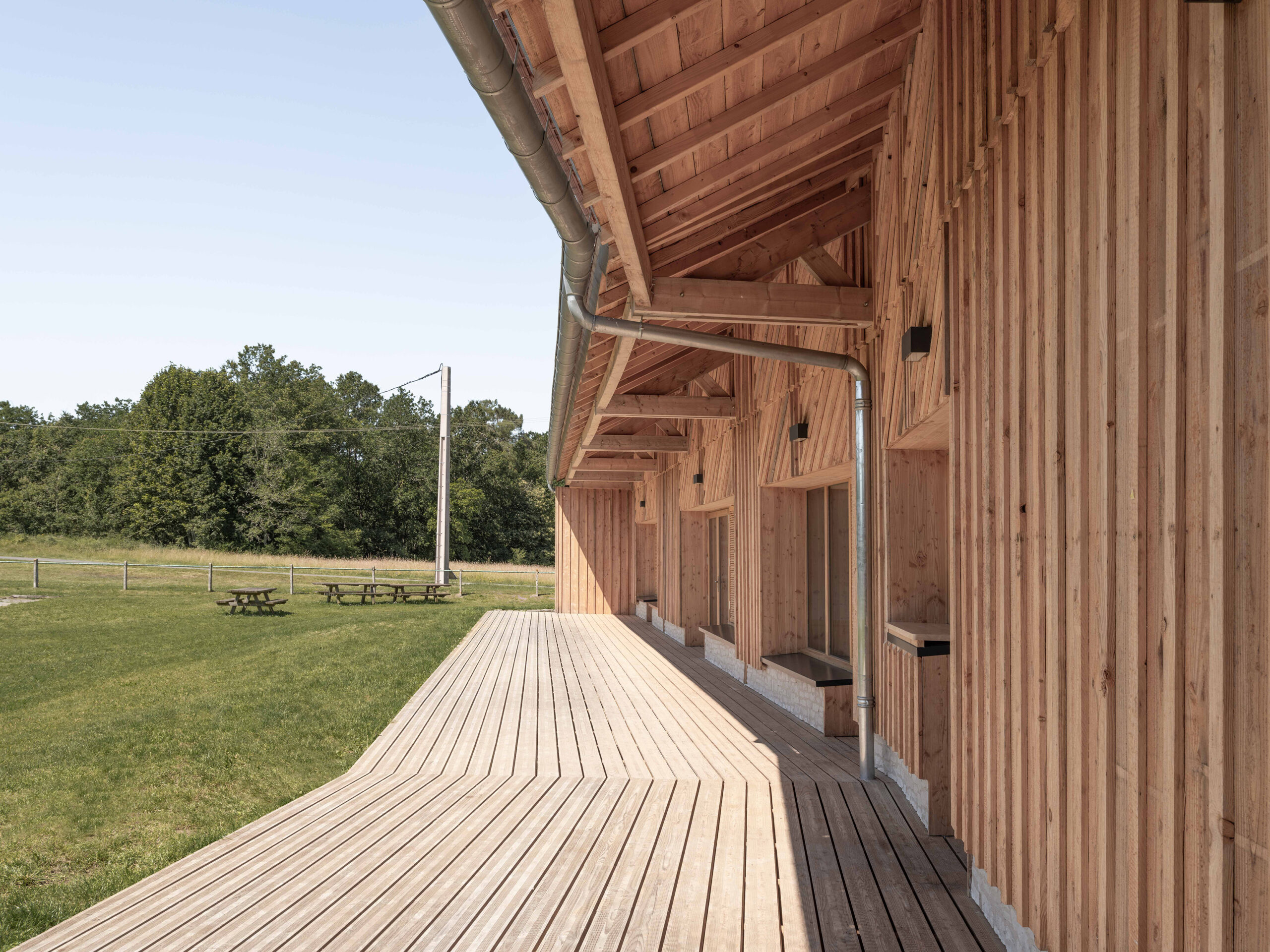 Terrasse / Sandrine Iratçabal - Besson Bolze - Salle de convivialité de Mauzens-et-Miremont, 2024