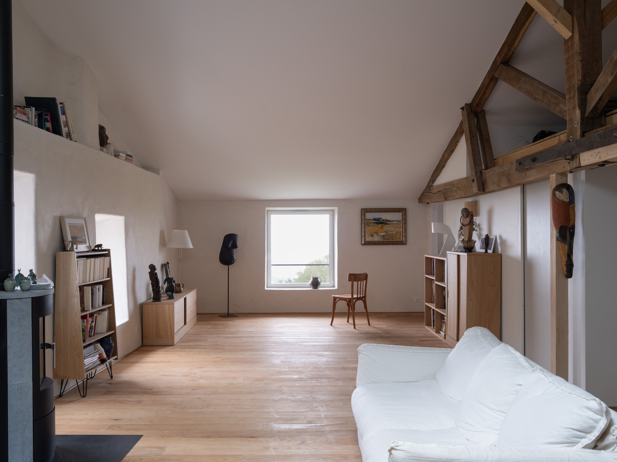 Porjet Larrun - vue interieure / Sandrine Iratçabal - Lantoki Architectes - Larrun - Ascain - 2024